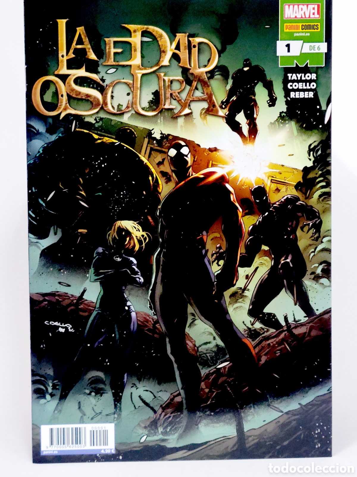 Tebeos: C&Oacute;MIC LA EDAD OSCURA 1 PANINI MARVEL GRAPA DE KIOSCO