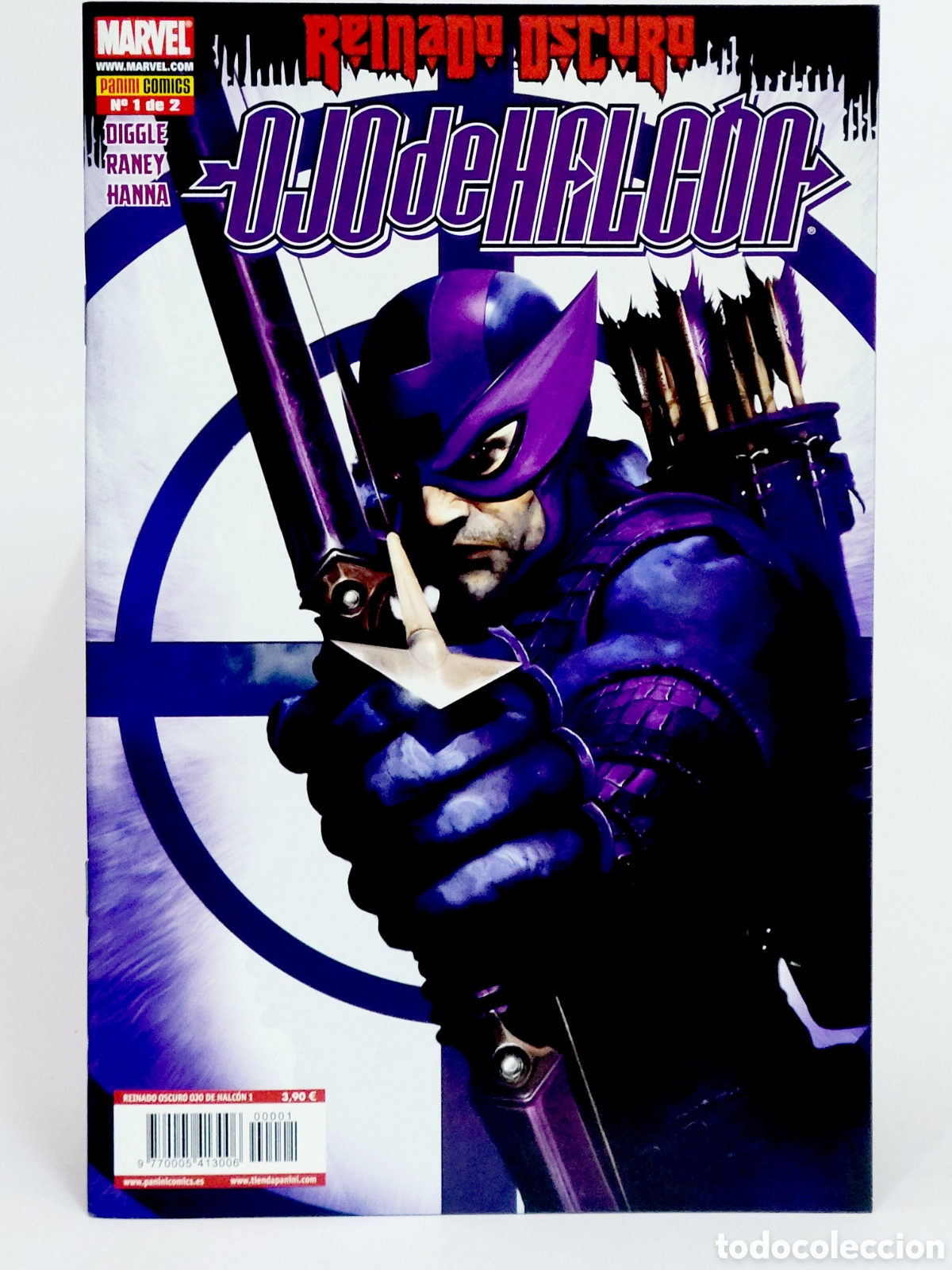 Tebeos: C&Oacute;MIC REINADO OSCURO OJO DE HALC&Oacute;N 1 PANINI MARVEL GRAPA DE KIOSCO