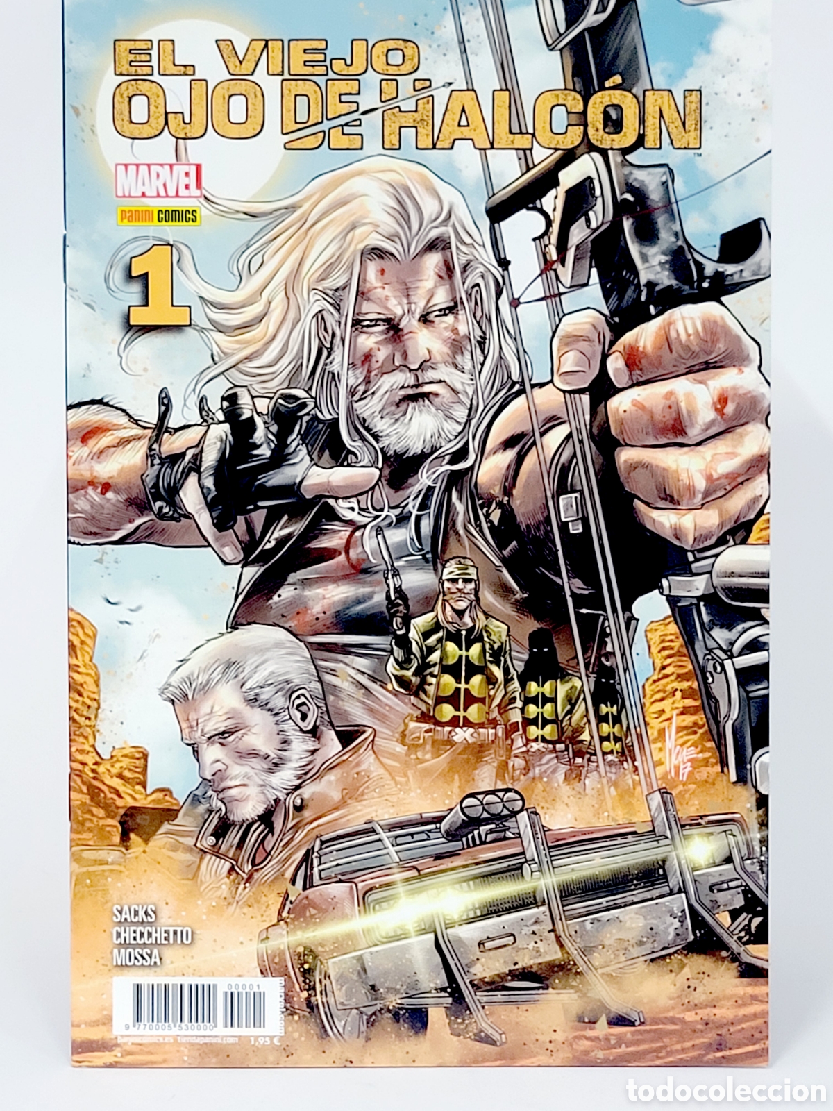 Tebeos: C&Oacute;MIC EL VIEJO OJO DE HALC&Oacute;N 1 PANINI MARVEL GRAPA DE KIOSCO