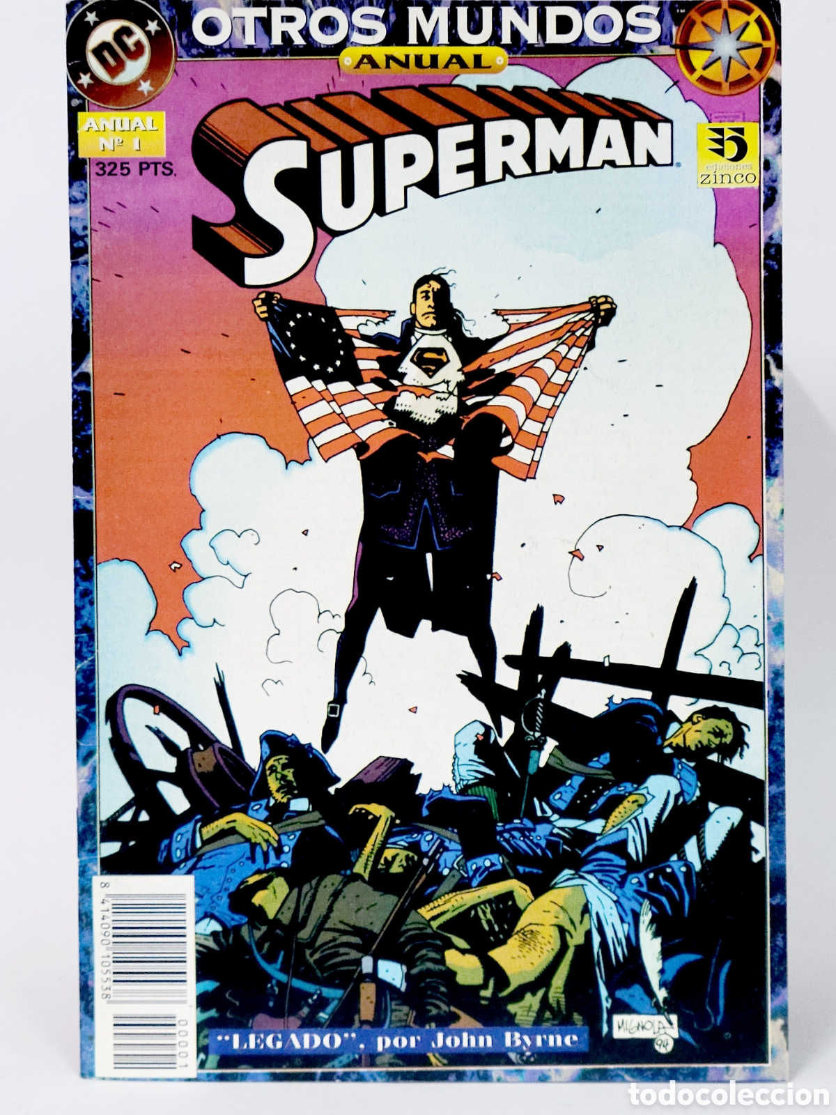 Tebeos: C&Oacute;MIC SUPERMAN ANUAL 1 OTROS MUNDOS DC EDICIONES ZINCO GRAPA EXCELENTE ESTADO