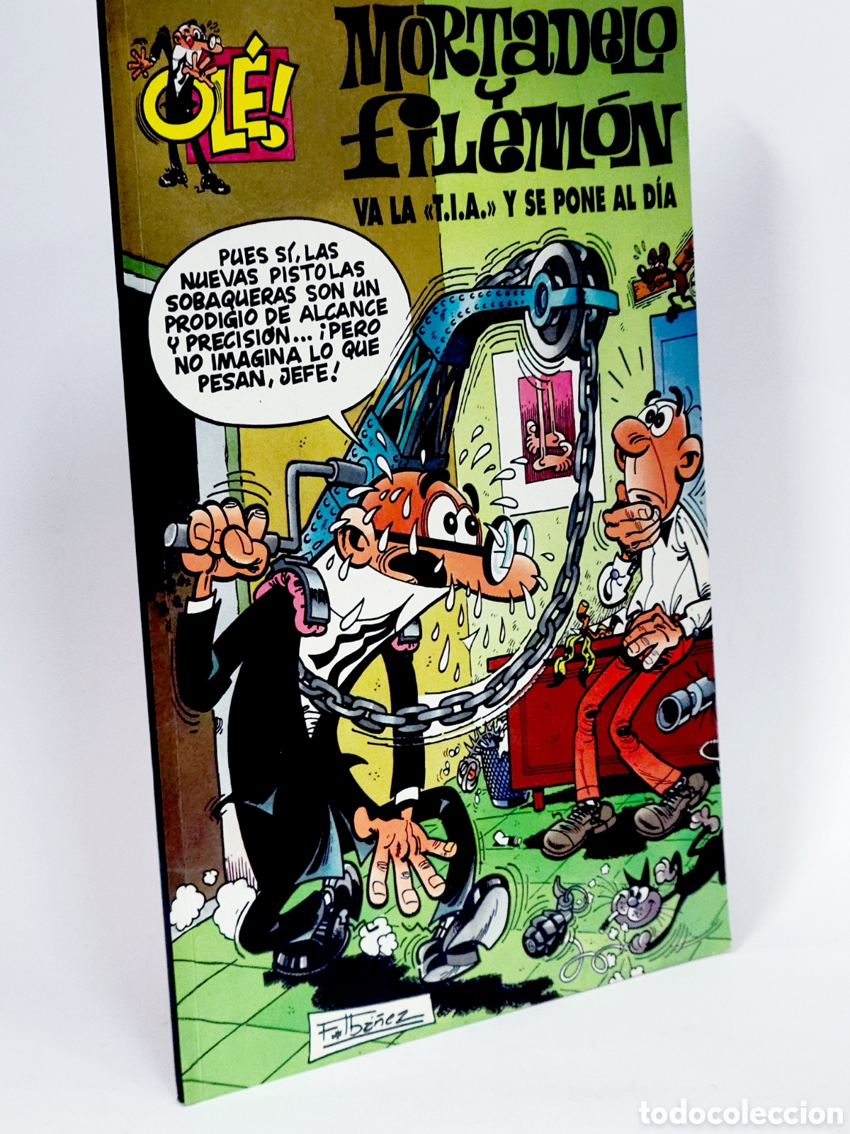Tebeos: C&Oacute;MIC MORTADELO Y FILEM&Oacute;N 1 VA LA TIA Y SE PONE AL DIA OLE EDICIONES B QUARTO EDICI&Oacute;N CASI EXCESTADO