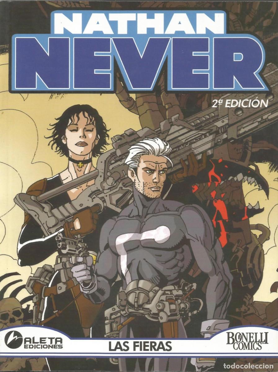 Tebeos: Nathan Never - 'Las fieras' - N&uacute;mero 1 - Aleta Ediciones - 2.&ordf; Edici&oacute;n - &iexcl;Historia completa!