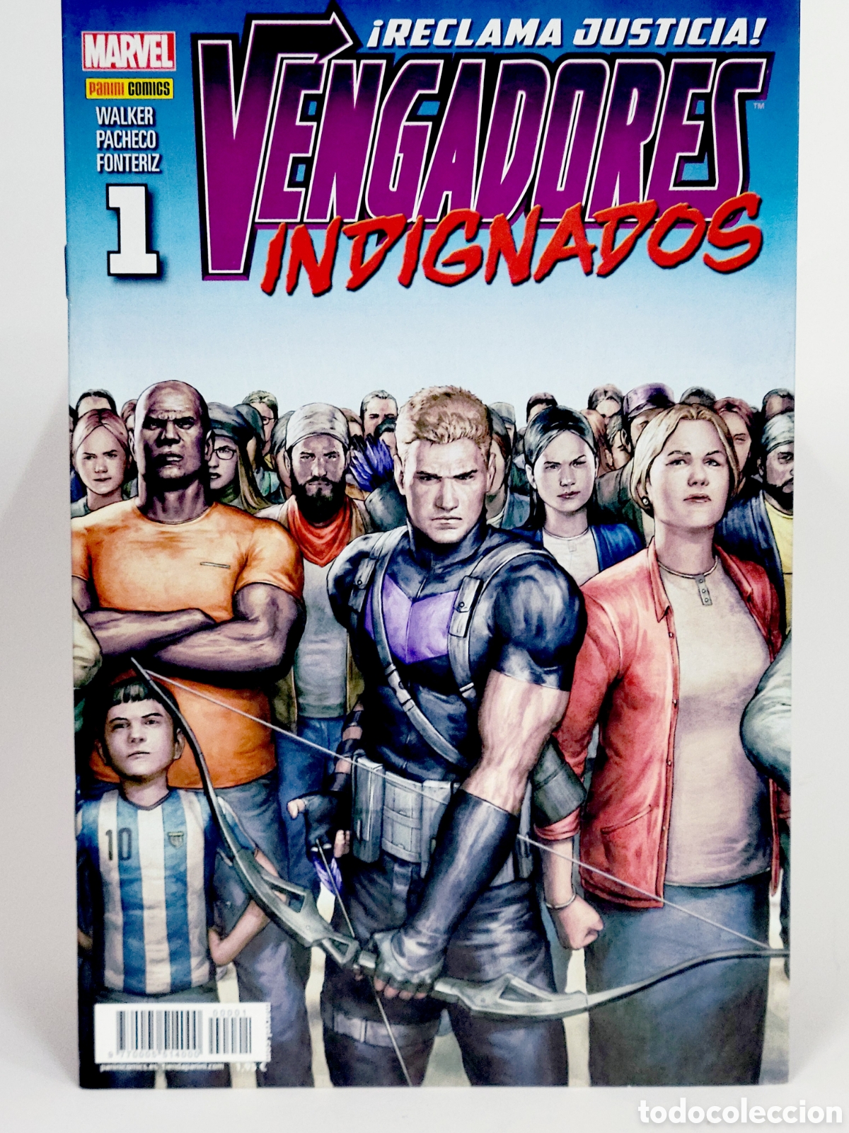 Tebeos: C&Oacute;MIC VENGADORES INDIGNADOS 1 PANINI MARVEL GRAPA DE KIOSCO