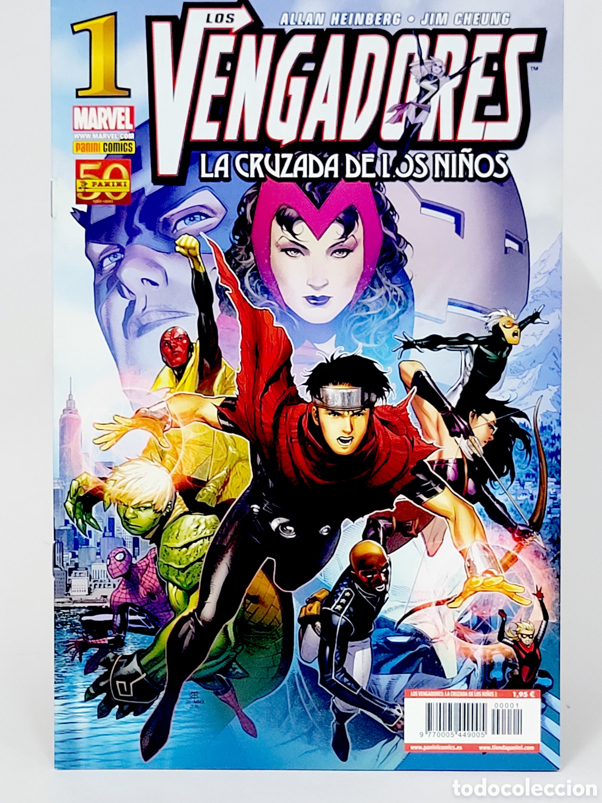 Tebeos: C&Oacute;MIC LOS VENGADORES 1 LA CRUZADA DE LOS NI&Ntilde;OS PANINI MARVEL GRAPA DE KIOSCO
