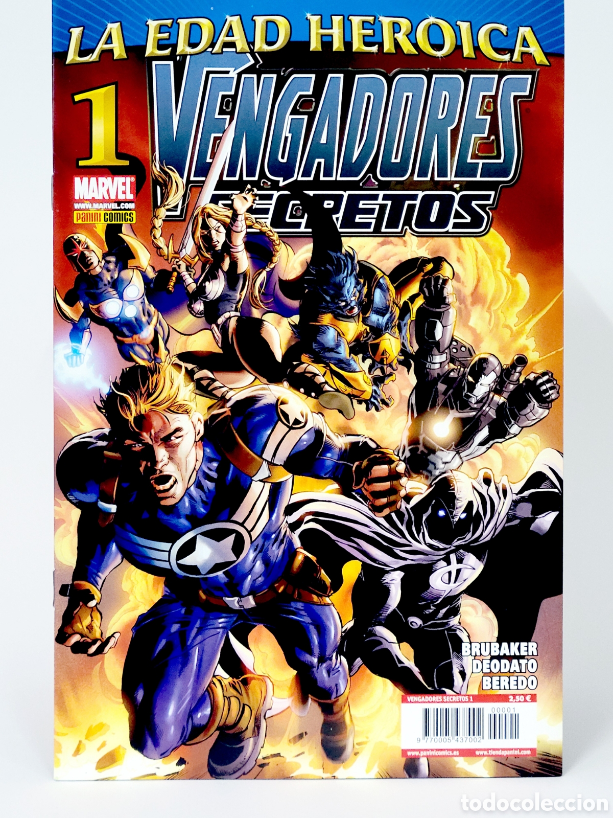 Tebeos: C&Oacute;MIC VENGADORES SECRETOS 1 LA EDAD HEROICA PANINI MARVEL GRAPA DE KIOSCO