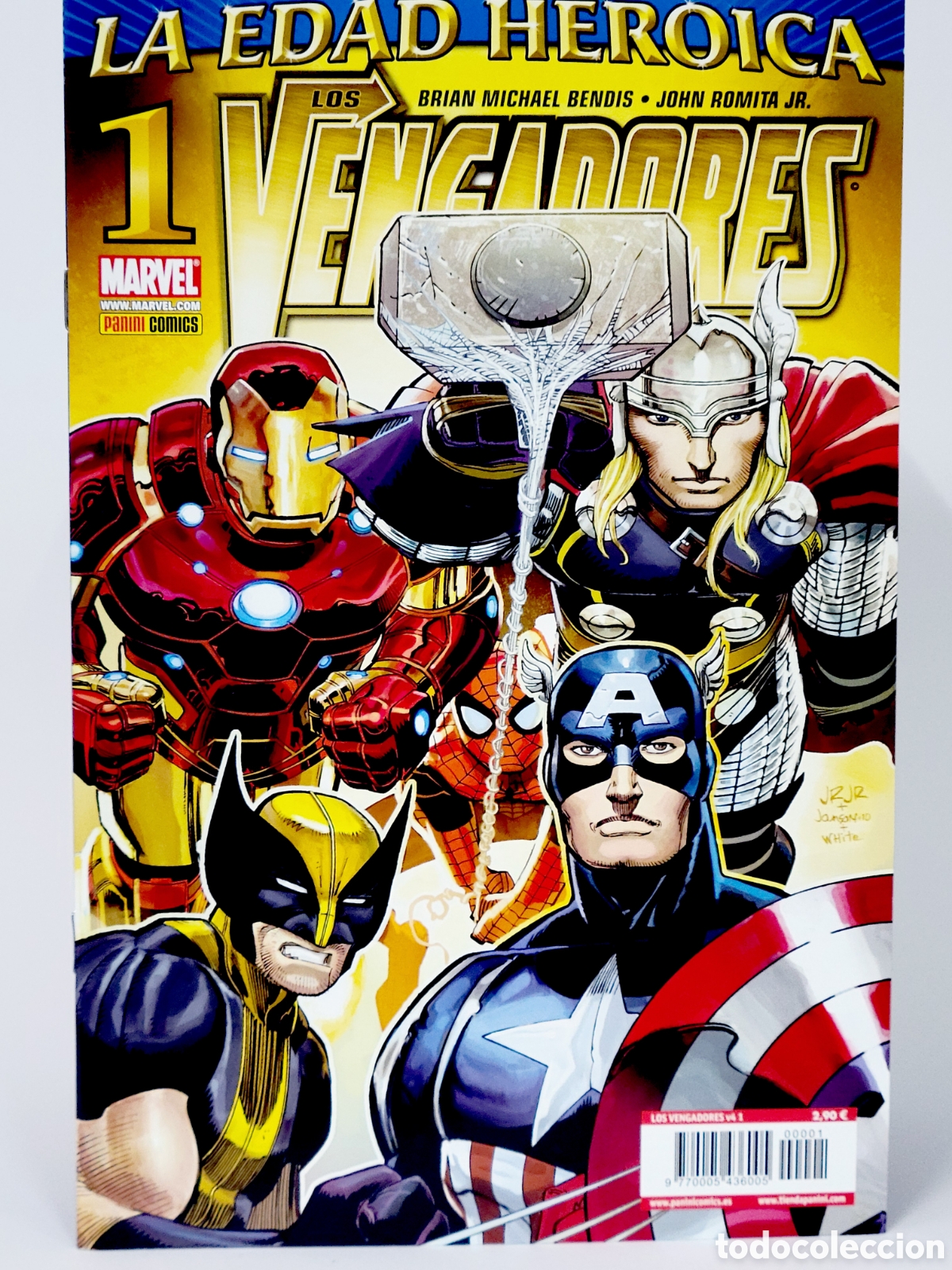 Tebeos: C&Oacute;MIC LOS VENGADORES 1 VOL.4 LA EDAD HEROICA PANINI VOLUMEN MARVEL GRAPA DE KIOSCO
