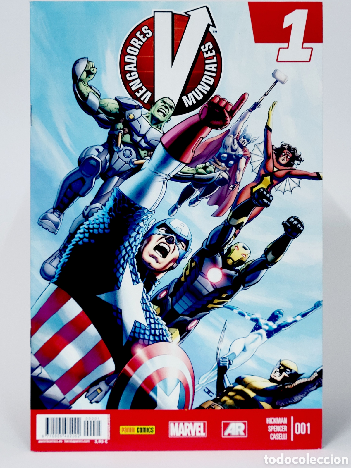 Tebeos: C&Oacute;MIC VENGADORES MUNDIALES 1 PANINI MARVEL GRAPA DE KIOSCO