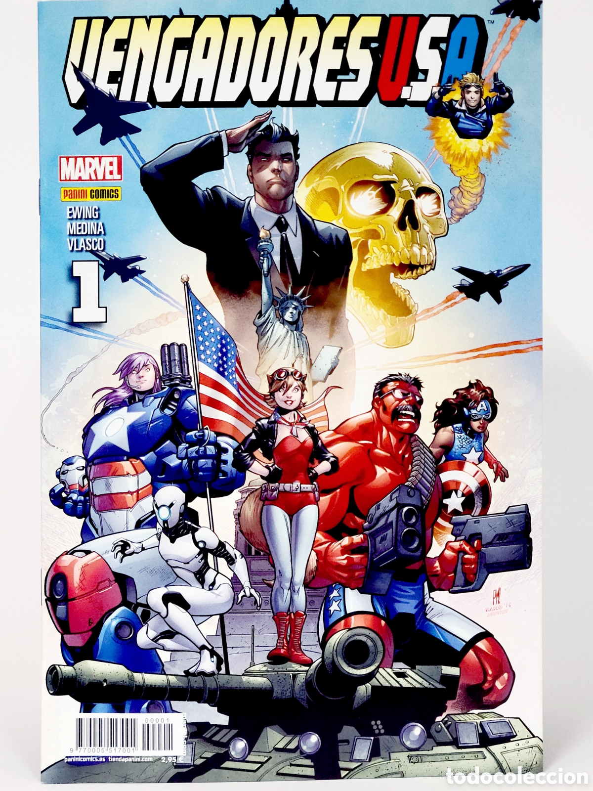 Tebeos: C&Oacute;MIC VENGADORES USA 1 PANINI MARVEL GRAPA DE KIOSCO