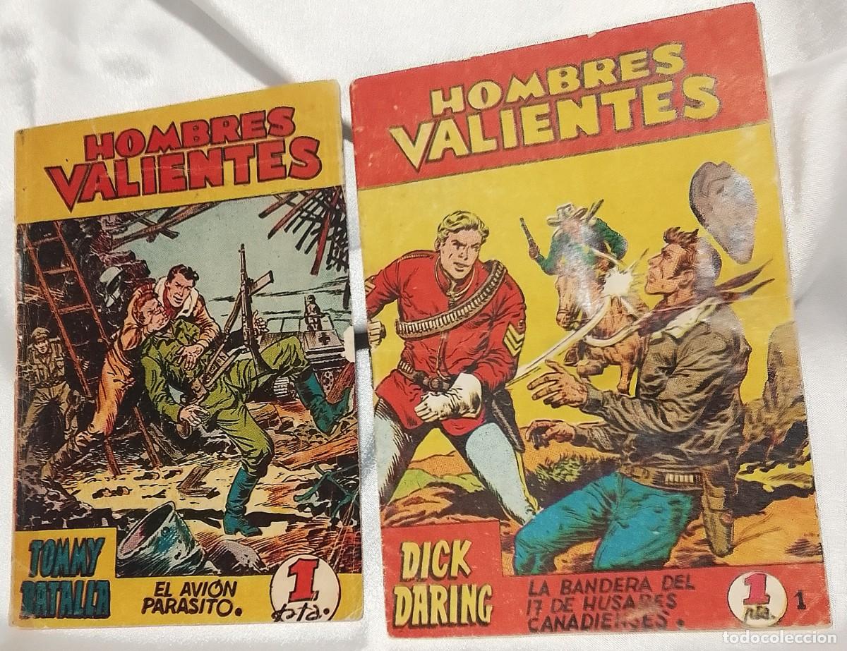 Tebeos: HOMBRES VALIENTES LOTE DE 2 N&ordm; 1 DE FERMA 1958-TOMMY B Y DICK D BIEN-LEER DESCRIP GASTOS Y VER FOTOS