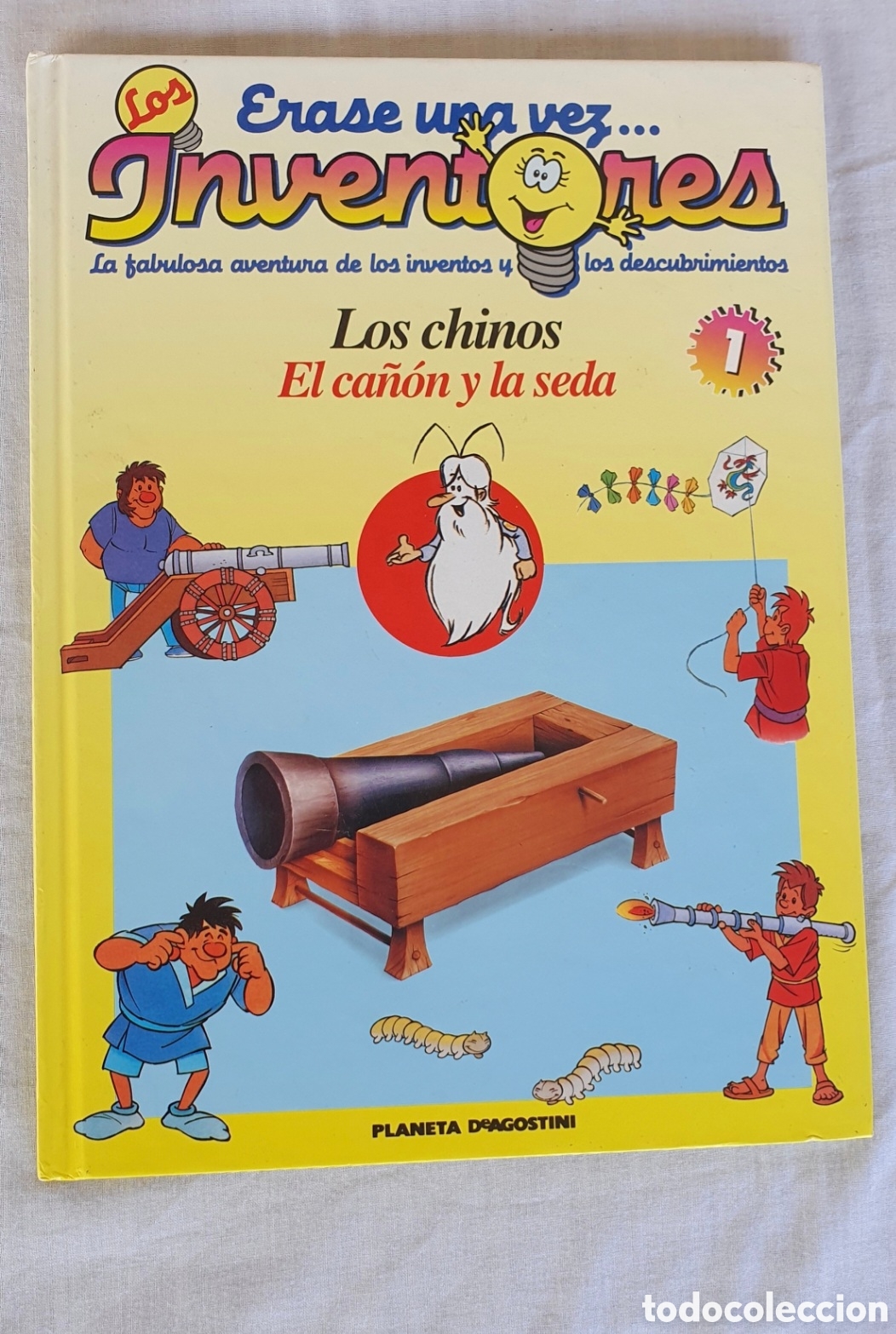 Tebeos: &Eacute;rase una vez..Los inventores/Los chinos. El ca&ntilde;&oacute;n y la seda (1995)