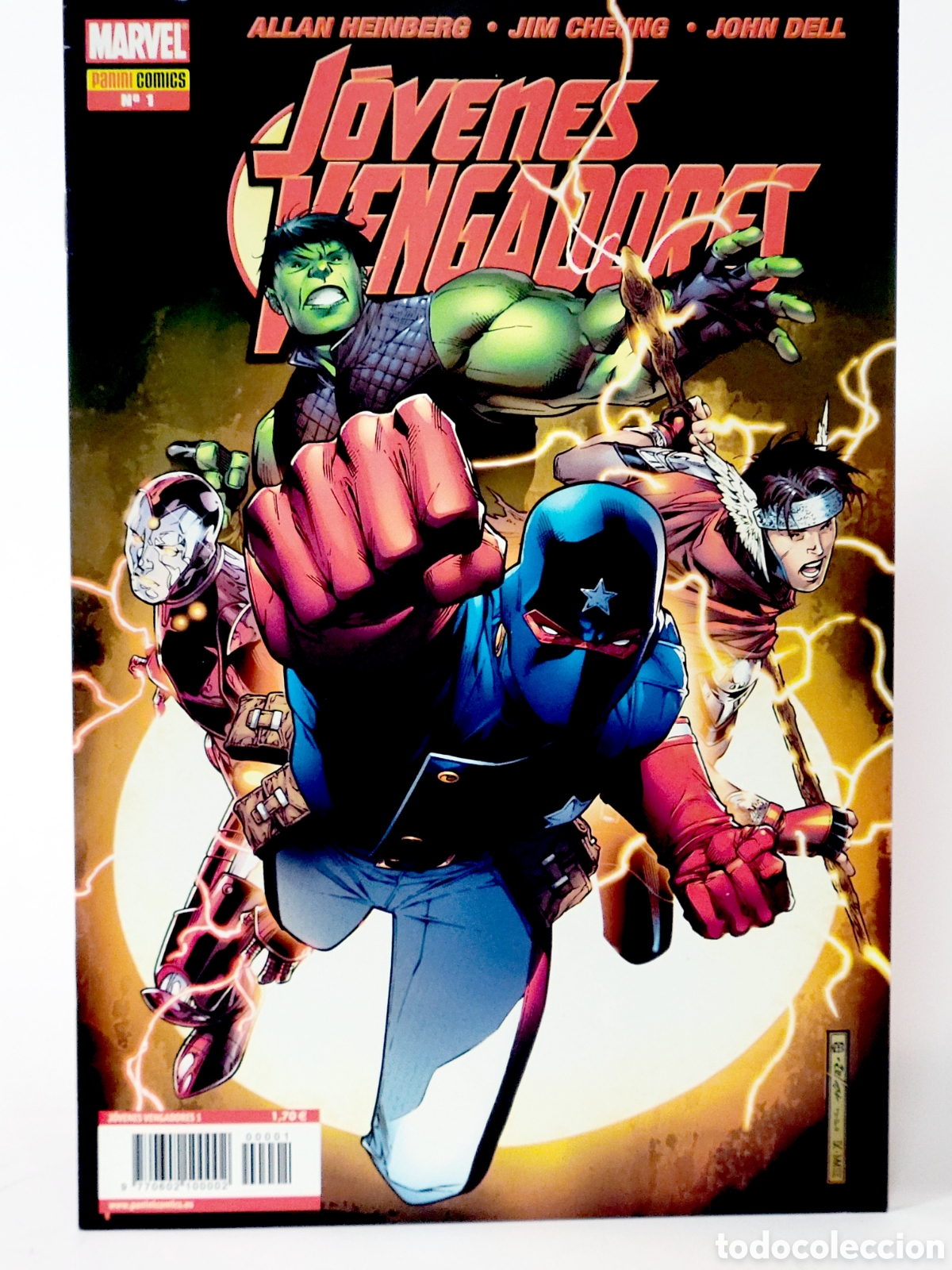 BDs: C&Oacute;MIC JOVENES VENGADORES 1 PANINI MARVEL GRAPA EXCELENTE ESTADO