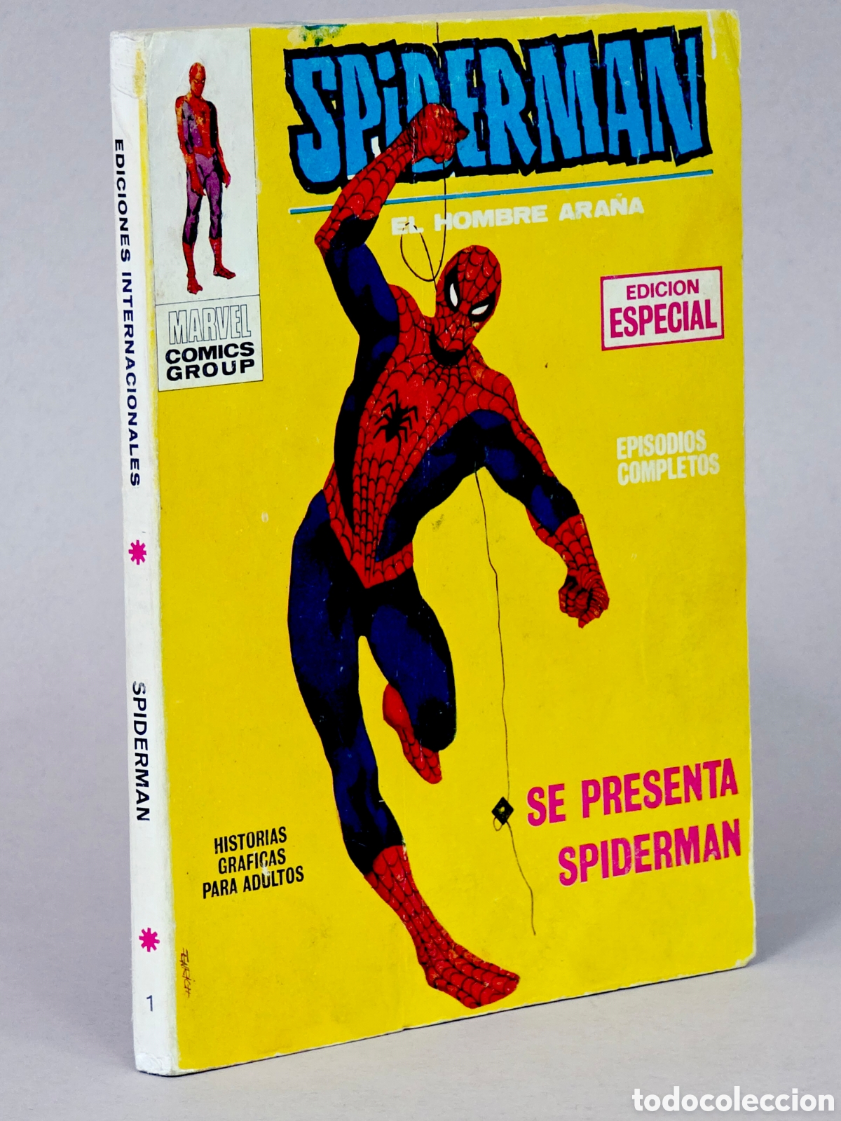 BDs: C&Oacute;MIC SPIDERMAN 1 SE PRESENTA VOL.1 VERTICE MARVEL TACO (SPIDER-MAN) PRIMERA EDICI&Oacute;N EXCELENTE