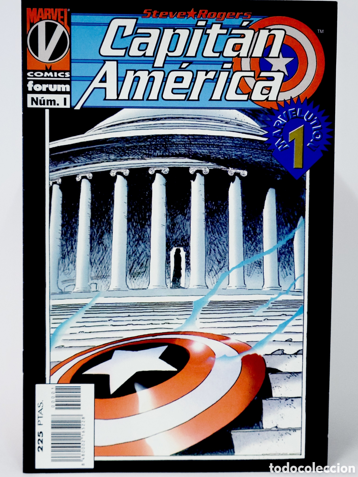 Tebeos: C&Oacute;MIC CAPITAN AM&Eacute;RICA 1 VOL.3 STEVE ROGERS FORUM MARVEL VOLUMEN GRAPA DE KIOSCO