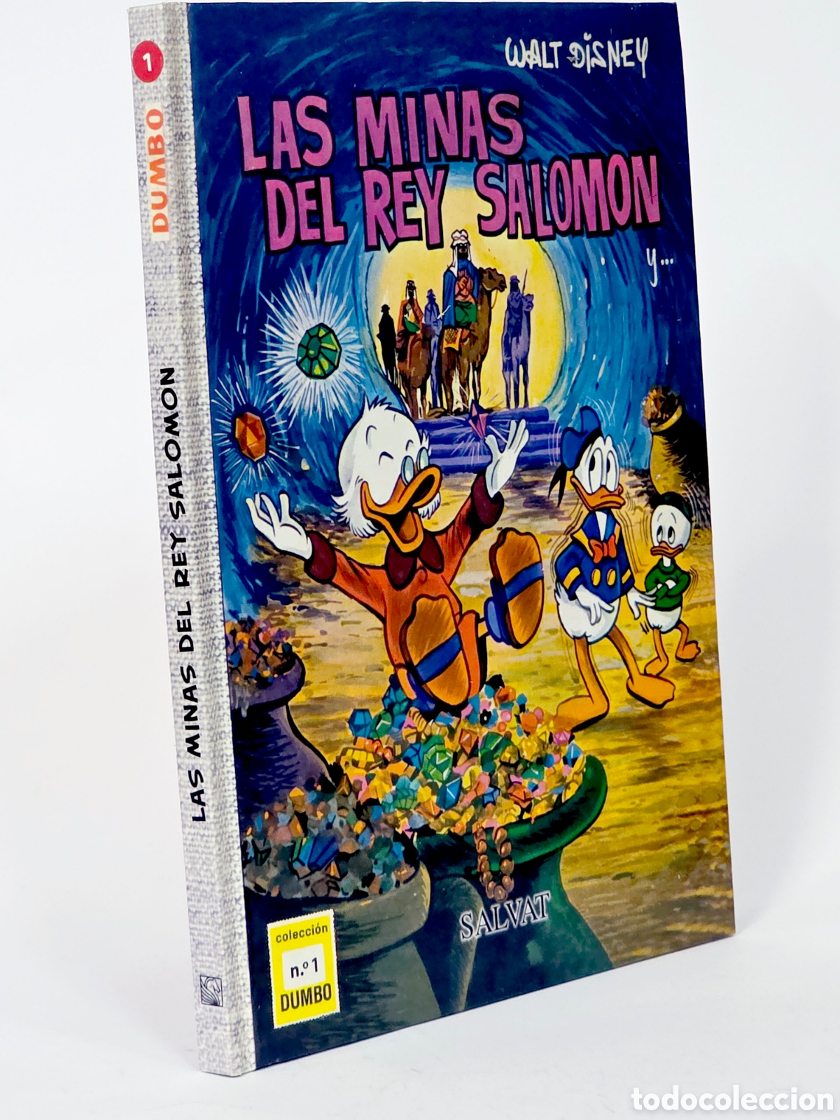 BDs: C&Oacute;MIC COLECCI&Oacute;N DUMBO 1 WALT DISNEY LAS MINAS DEL REY SALOM&Oacute;N SALVAT DE KIOSCO