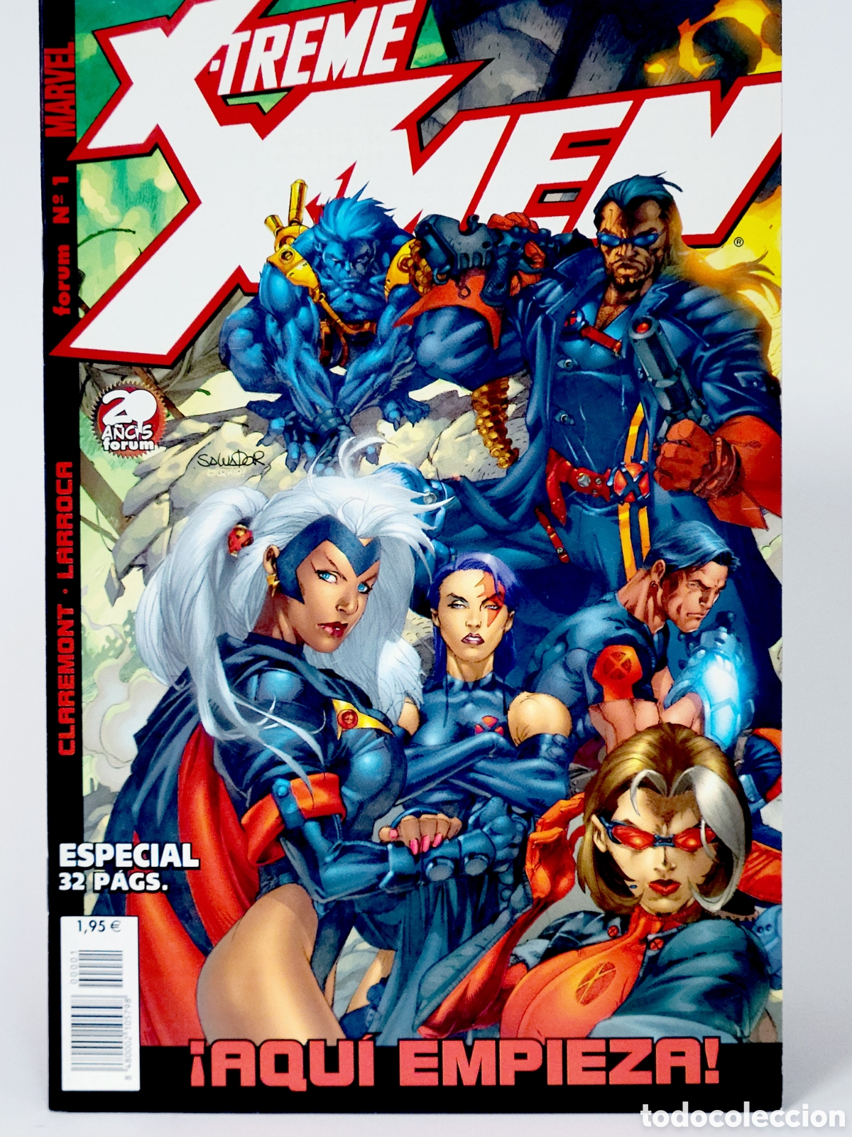 C&Oacute;MIC X-TREME X-MEN 1 FORUM MARVEL GRAPA DE KIOSCO