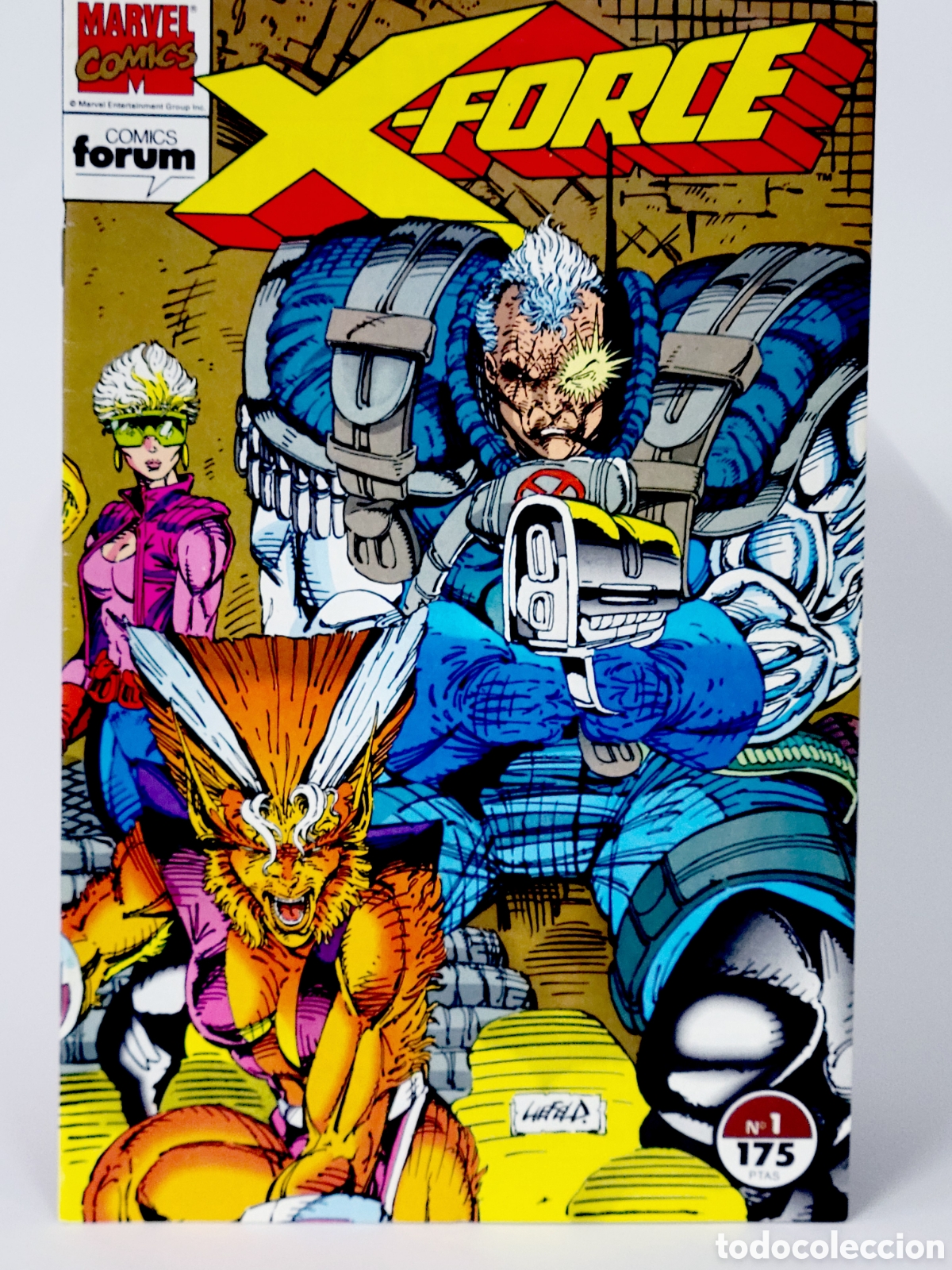 Tebeos: C&Oacute;MIC X-FORCE 1 VOL.1 FORUM MARVEL VOLUMEN GRAPA DE KIOSCO