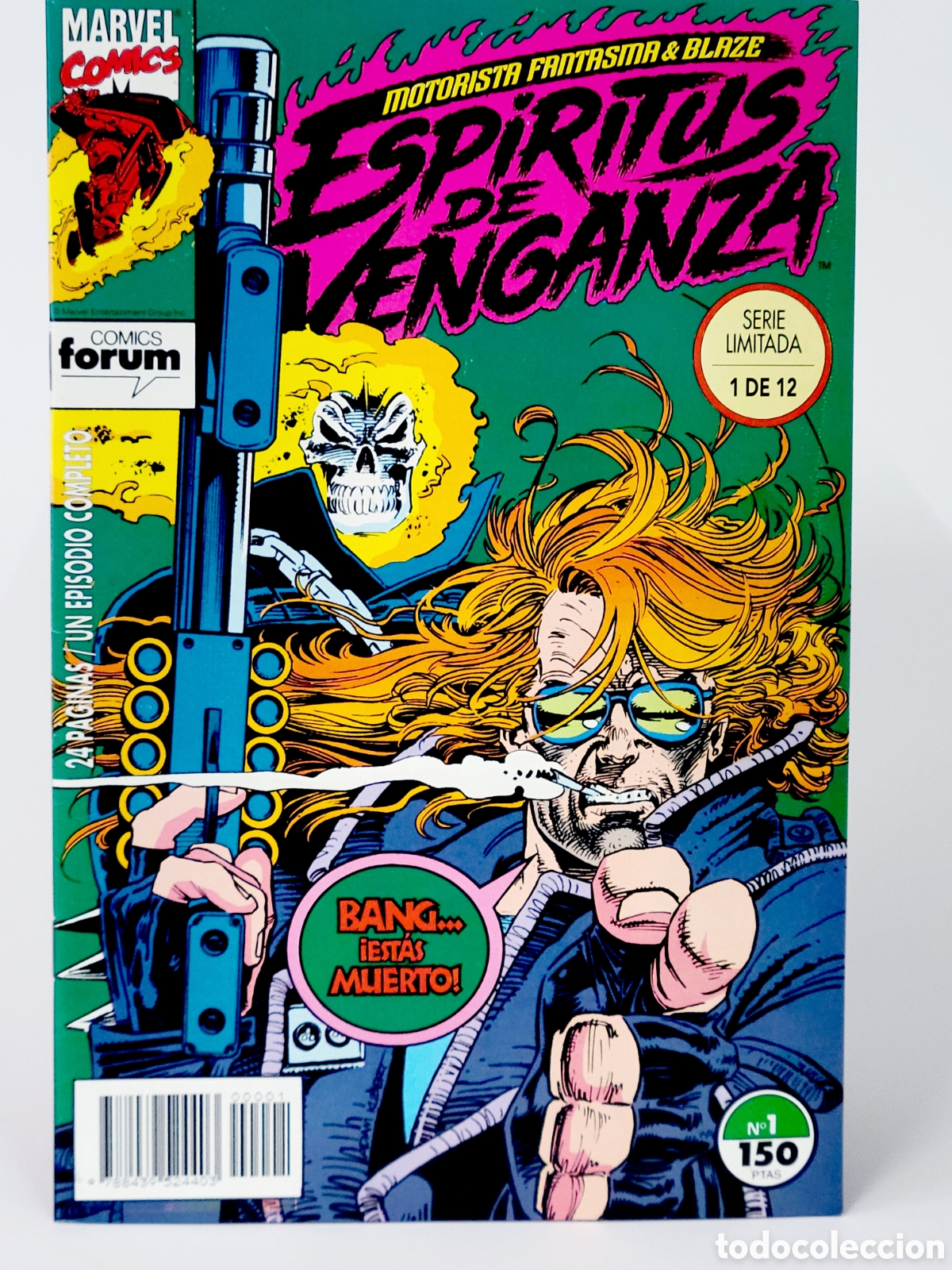 Tebeos: C&Oacute;MIC ESPIRITUS DE VENGANZA 1 MOTORISTA FANTASMA BLAZE FORUM MARVEL GRAPA DE KIOSCO