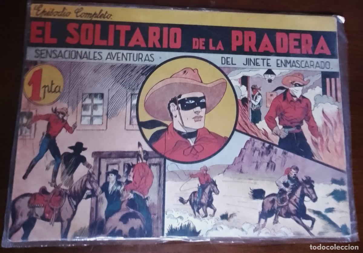 Tebeos: EL JINETE ENMASCARADO N&ordm; 1-H.AMERICANA 1943-EL SOLITARIO DE LA PR- MUY BIEN- VER FOTOS Y DESCRIPCION