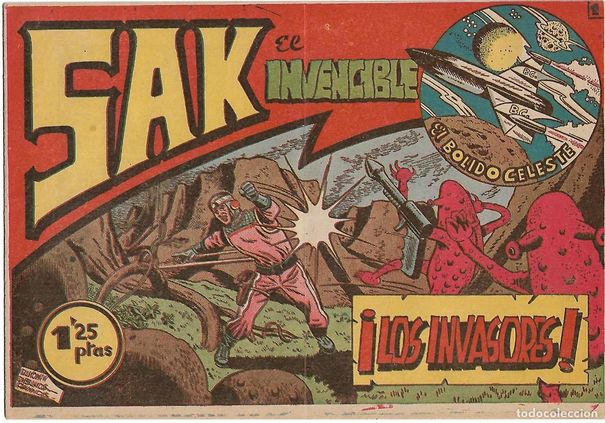 Giornalini: SAK EL INVENCIBLE N&ordm; 1-SIMBOLO 1955 ORIGINAL MUY BIEN- VER FOTOS Y DESCRIPCION