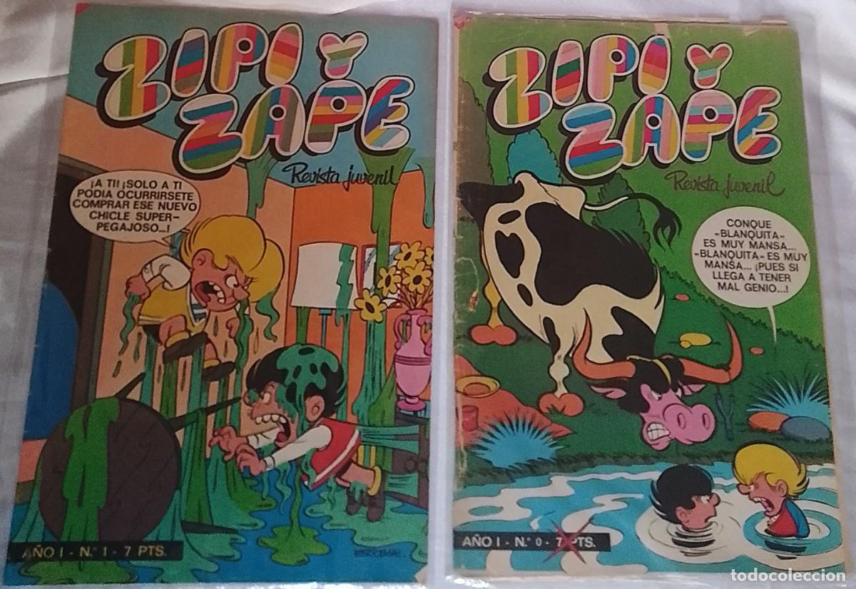 Comics: ZIPI Y ZAPE N&ordm; 0 Y N&ordm; 1-ORIGINALES-MUY BUEN ESTADO-LEER TODO BIEN VER FOTO