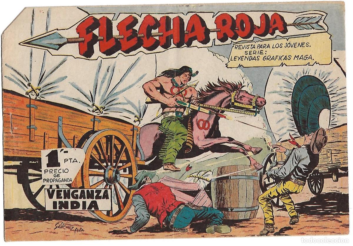 BDs: FLECHA ROJA N&ordm; 1-DIFICIL ORIGINAL MAGA-1962-LEER TODO BIEN VER FOTO