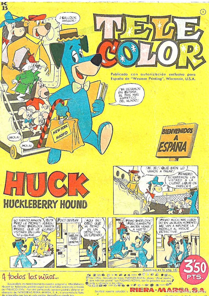 Giornalini: TELE COLOR N&ordm; 1-ORIGINAL BRUGUERA-1963-LEER TODO BIEN VER FOTO