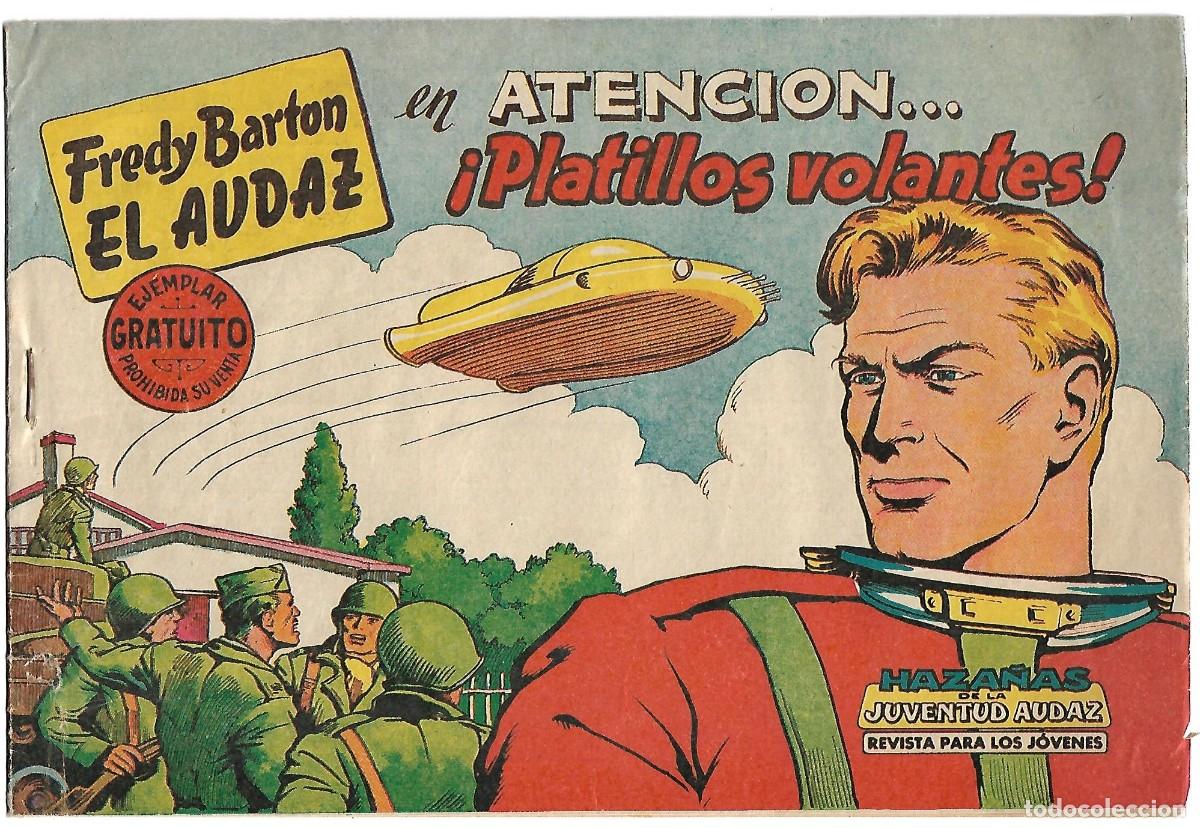 Tebeos: FREDY BARTON EL AUDAZ N&ordm; 1-ORIGINAL VALENCIANA-1960-LEER TODO BIEN VER FOTO