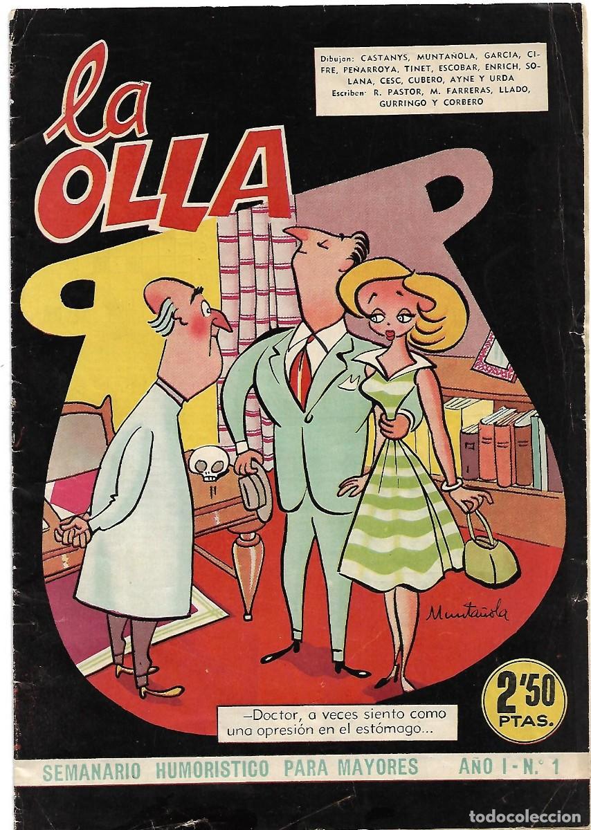 Tebeos: LA OLLA N&ordm; 1-ORIGINAL CLIPER-1958-LEER TODO BIEN VER FOTO