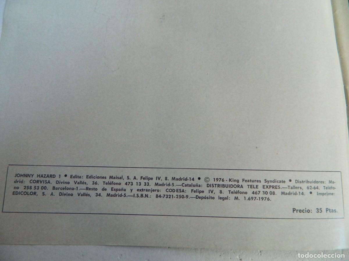 Tebeos: NUMERO UNO DE JOHNNY HAZARD EN MUY BUEN ESTADO - Foto 3