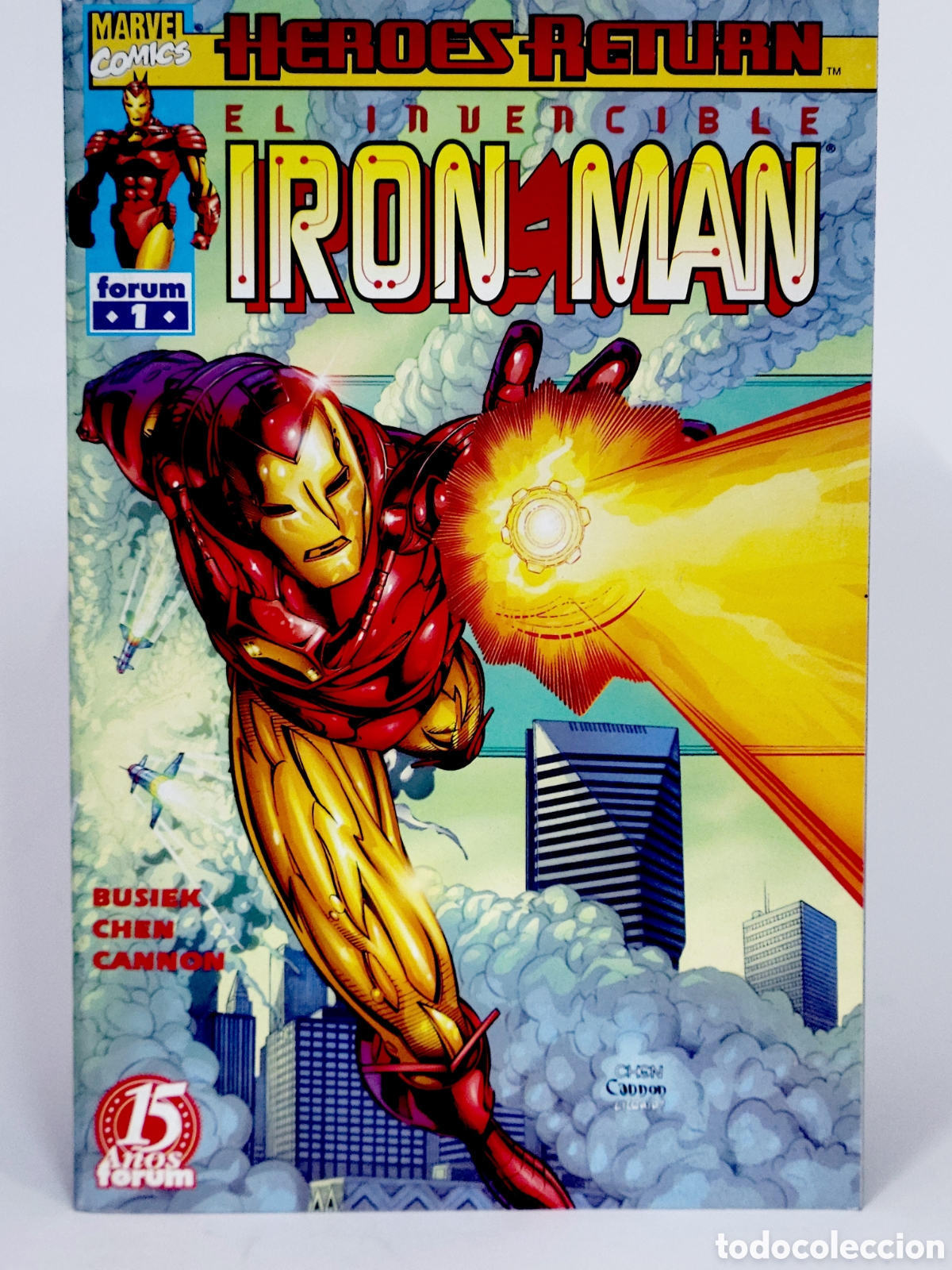 Tebeos: C&Oacute;MIC EL INVENCIBLE IRON MAN 1 HEROES RETURN VOL.4 FORUM MARVEL GRAPA VOLUMEN DE KIOSCO