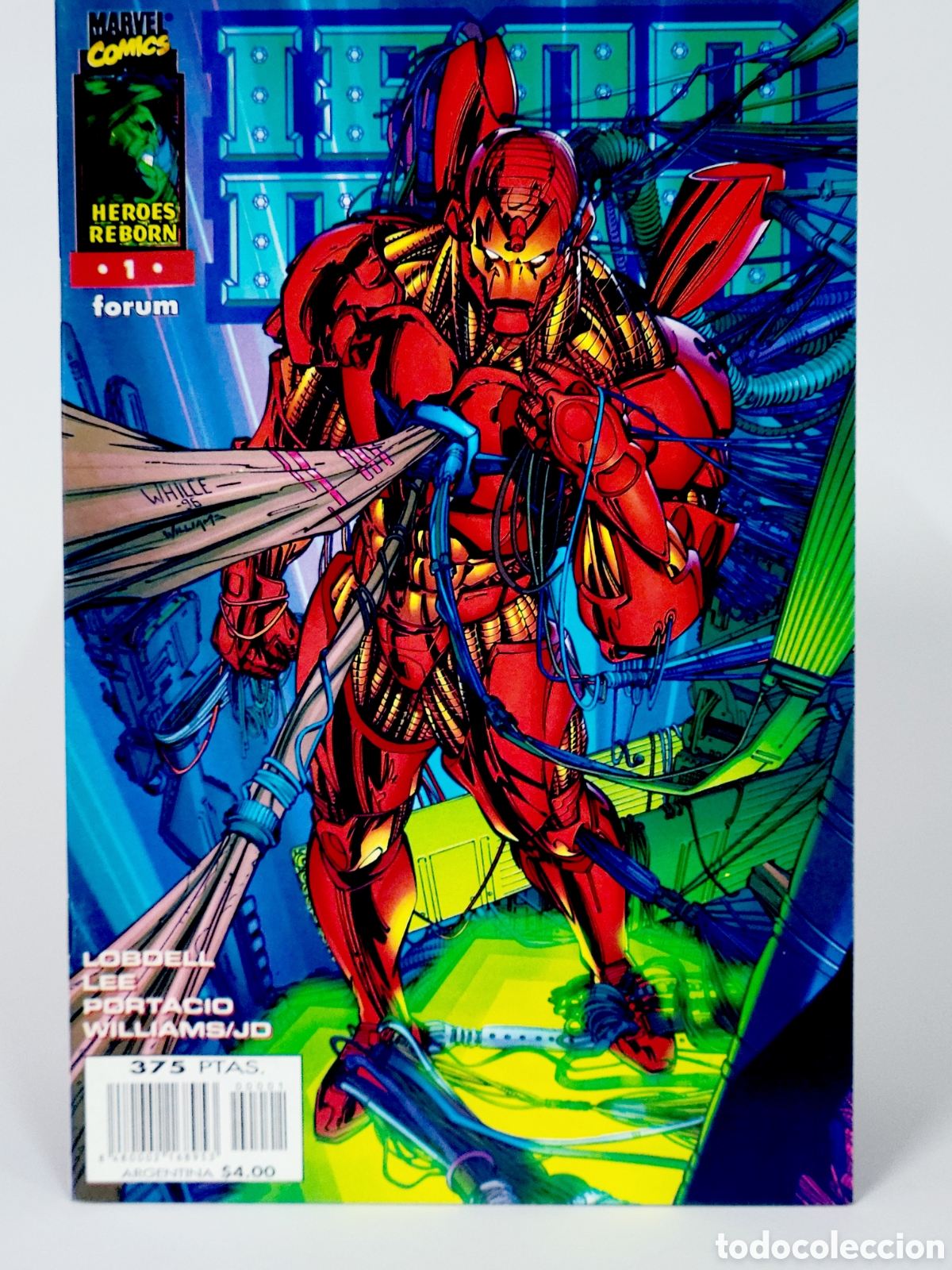 Tebeos: C&Oacute;MIC HEROES REBORN IRON MAN 1 FRUM MARVEL GRAPA DE KIOSCO