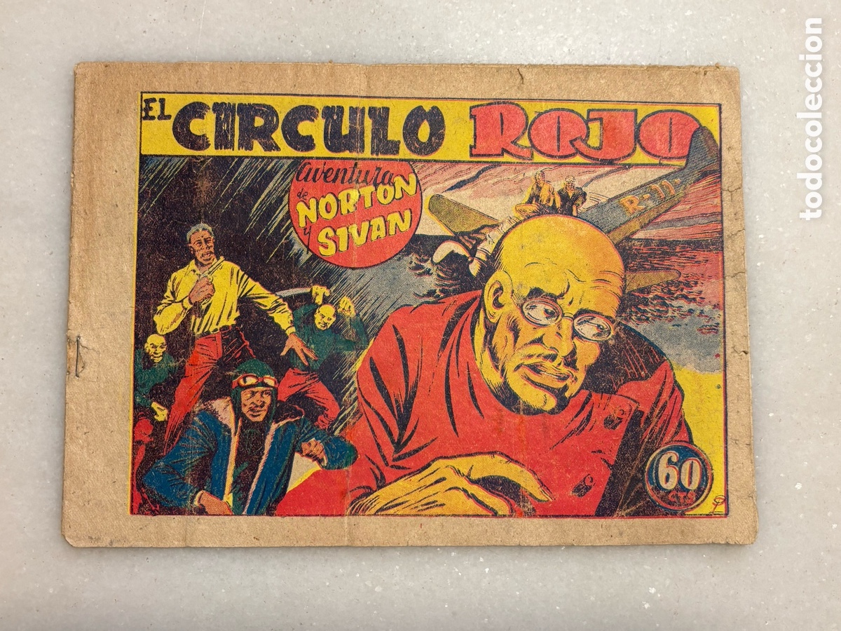 Tebeos: Tebeo el c&iacute;rculo rojo n&uacute;mero 1, aventuras de Norton y Sivan. 1948