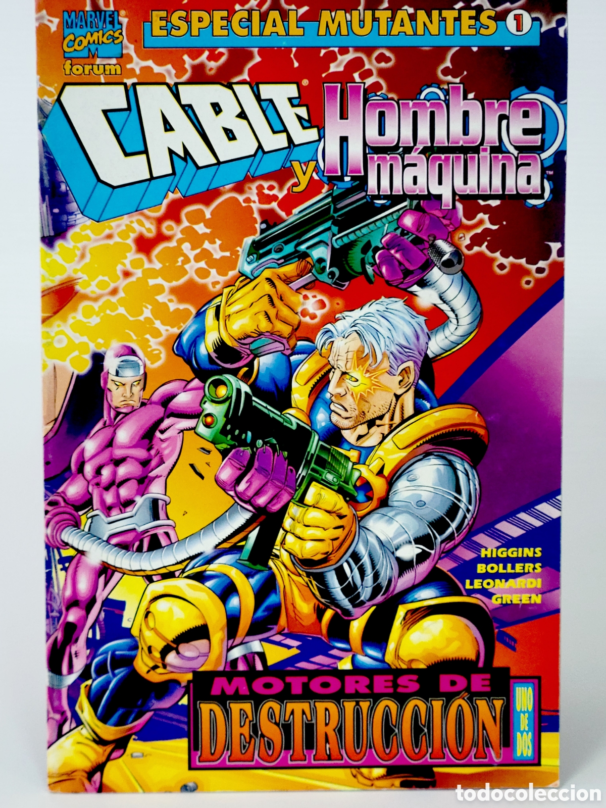 Tebeos: C&Oacute;MIC ESPECIAL MUTANTES 1 CABLE Y HOMBRE M&Aacute;QUINA FORUM MARVEL GRAPA CASI EXCELENTE ESTADO