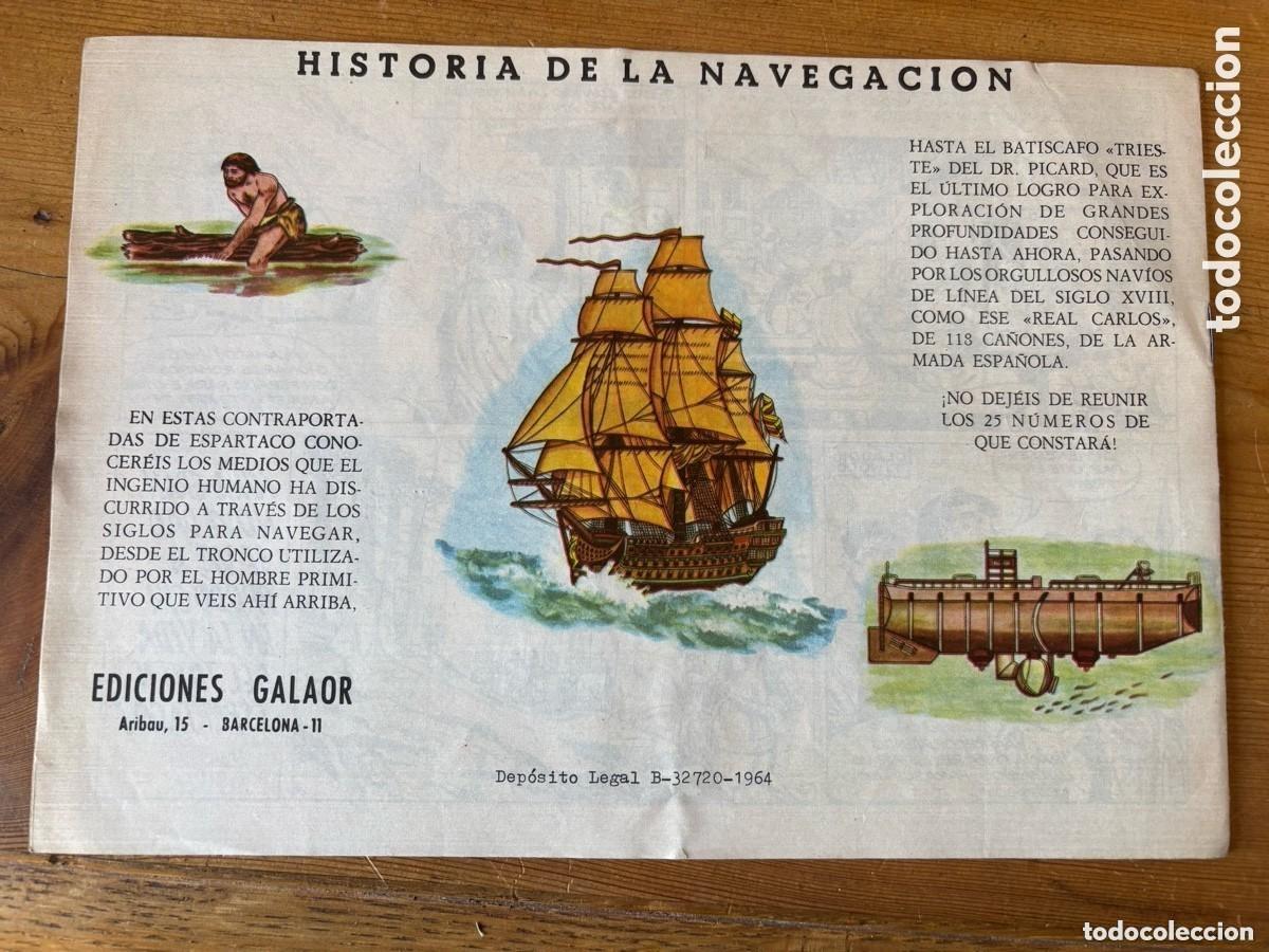 Tebeos: Tebeo Espartaco. N&uacute;mero 1. Ladr&oacute;n de esclavos ed Galapr - Foto 2