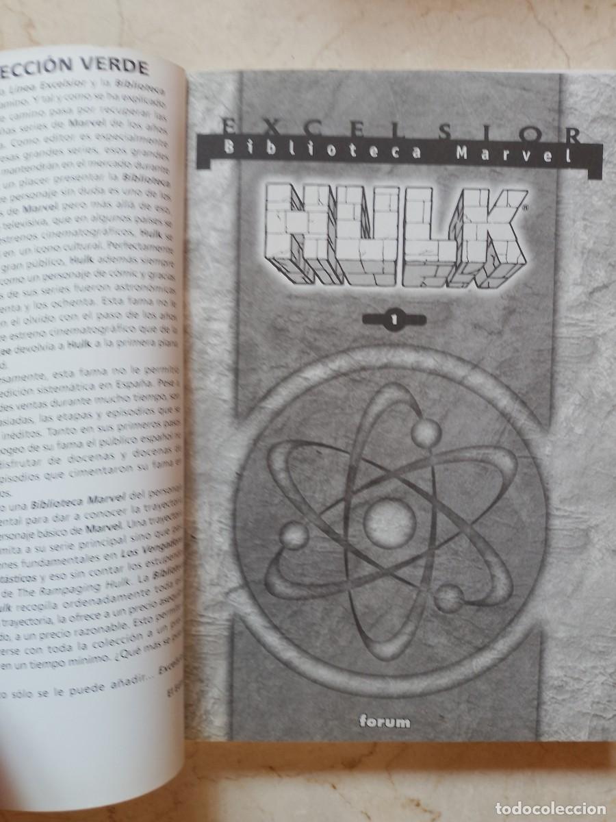 Tebeos: HULK N&Uacute;MERO 1 BIBLIOTECA MARVEL EXCELSIOR - Foto 4