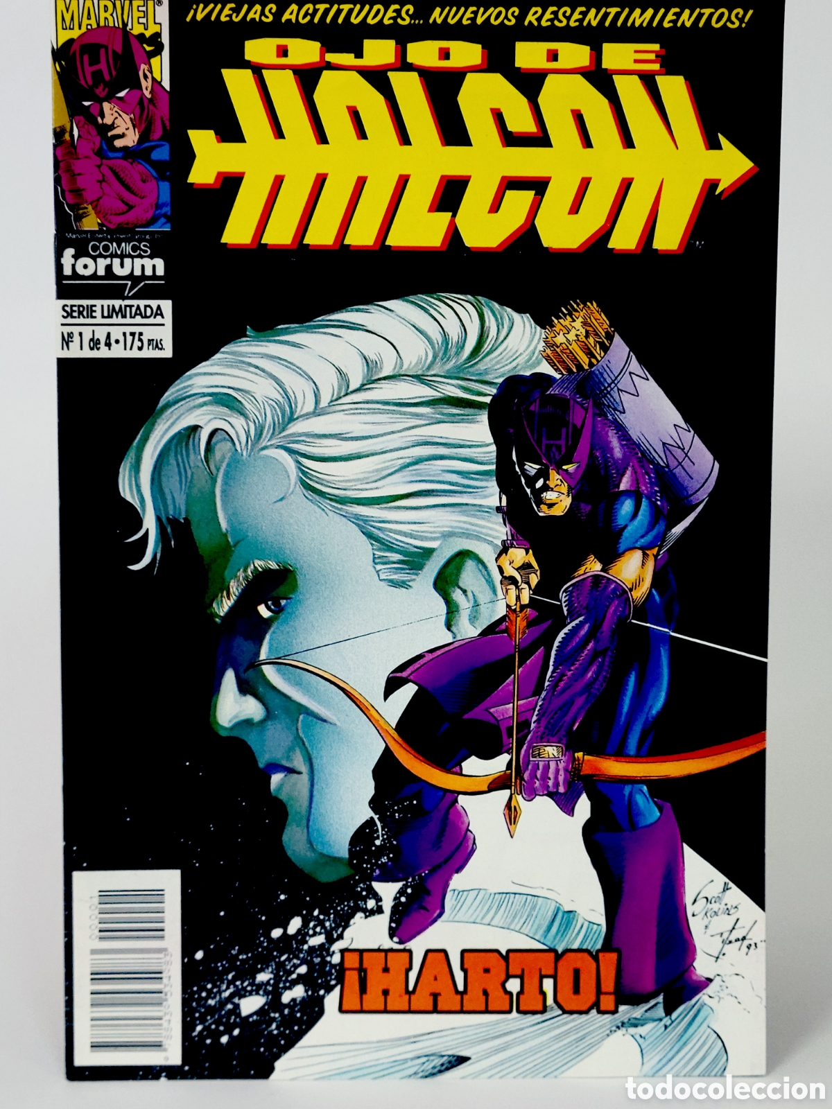 Tebeos: C&Oacute;MIC OJO DE HALCON 1 FORUM MARVEL GRAPA DE KIOSCO - Foto 1
