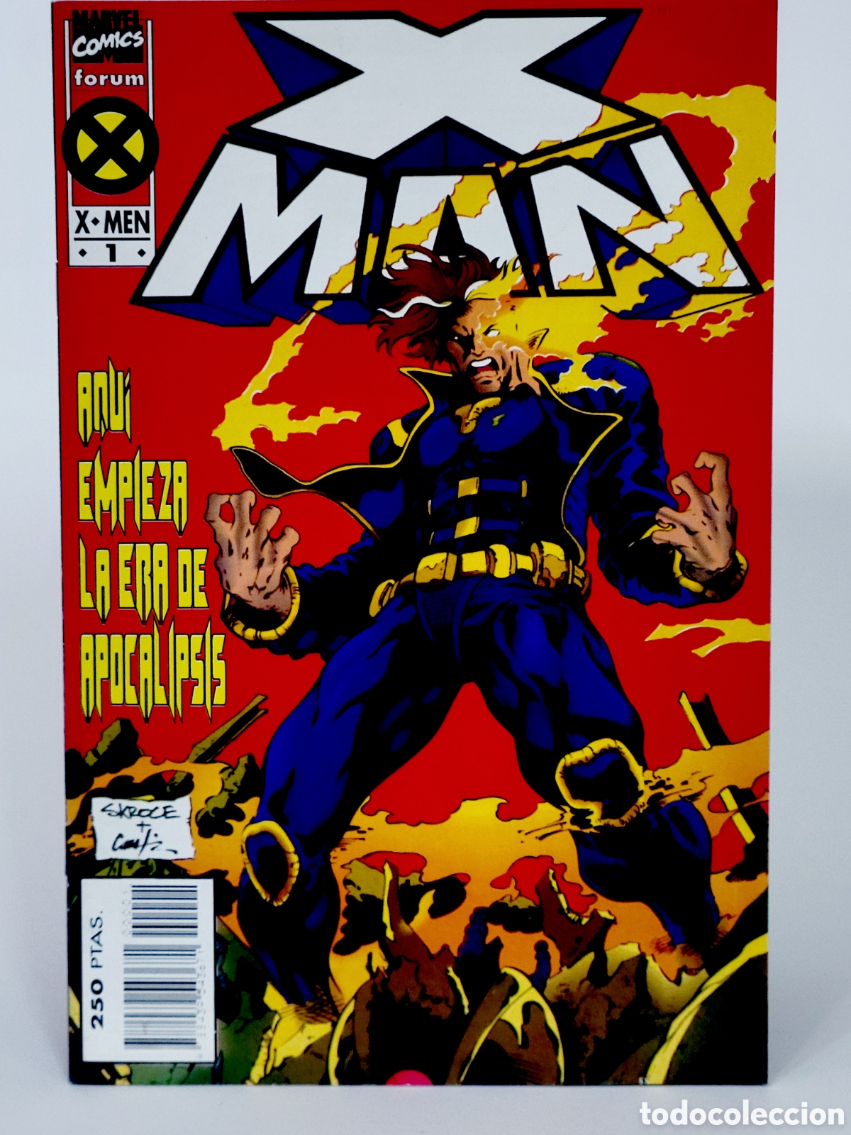 Giornalini: C&Oacute;MIC X-MAN 1 ERA DE APOCALIPSIS VOL.1 FORUM MARVEL GRAPA VOLUMEN DE KIOSCO
