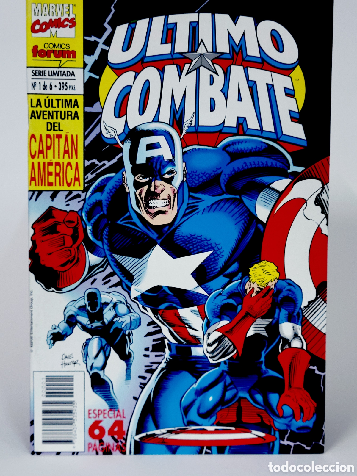 Comics: C&Oacute;MIC CAPITAN AM&Eacute;RICA &Uacute;LTIMO COMBATE 1 FORUM MARVEL GRAPA DE KIOSCO