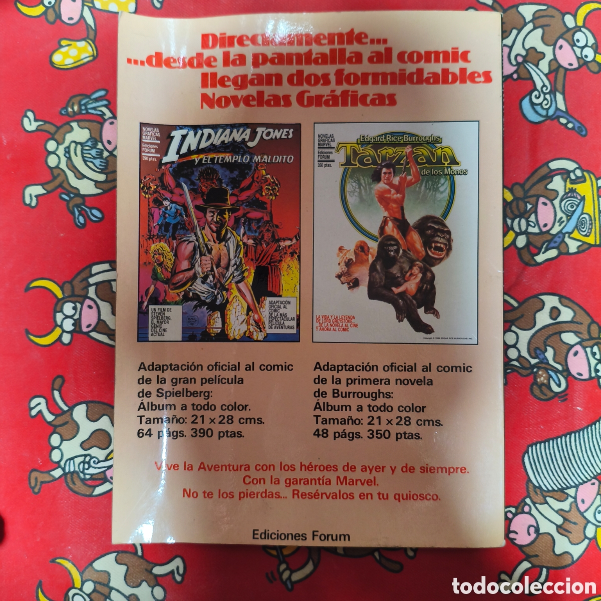 Tebeos: CONAN EL BARBARO - NOVELAS GRAFICAS MARVEL - EDICIONES FORUM - 1985 - Foto 3