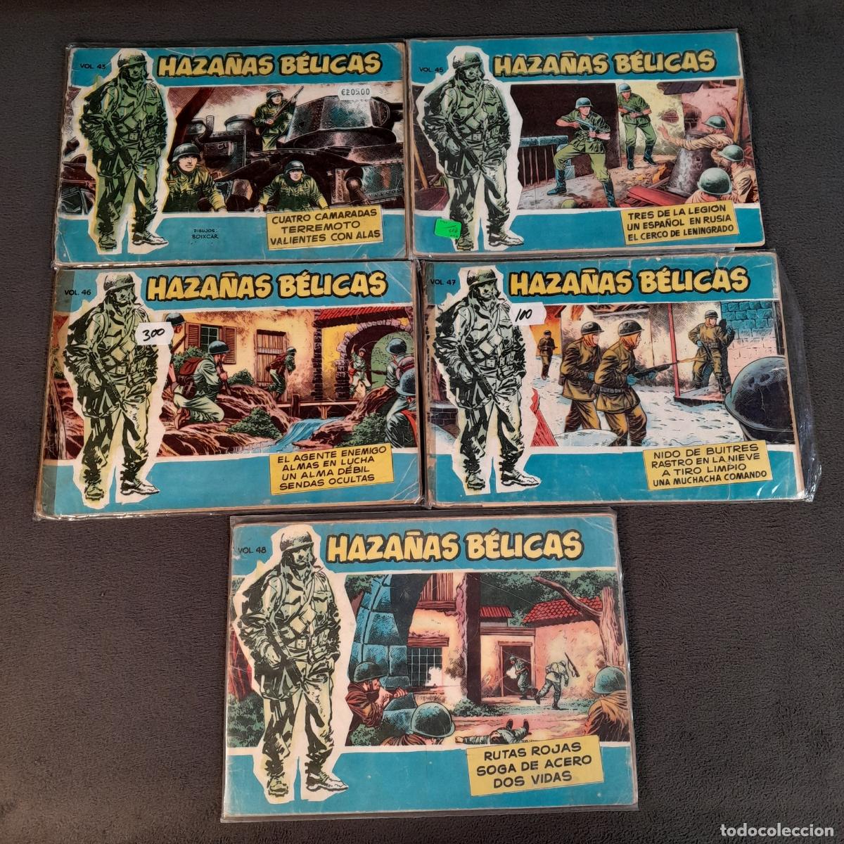 Tebeos: COM-518. LOTE DE 5 TEBEOS EXTRAORDINARIOS HAZA&Ntilde;AS B&Eacute;LICAS. EDICIONES TORAY. A&Ntilde;OS 50-60