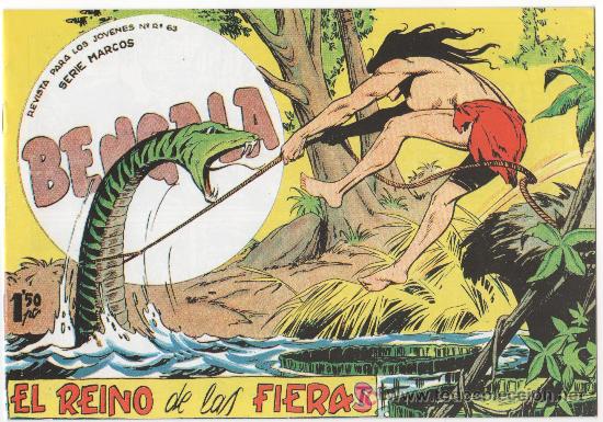 Tebeos: BENGALA 1&ordf; N&ordm; 54 ULTIMO, FACSIMIL SIN CIRCULAR - Foto 1
