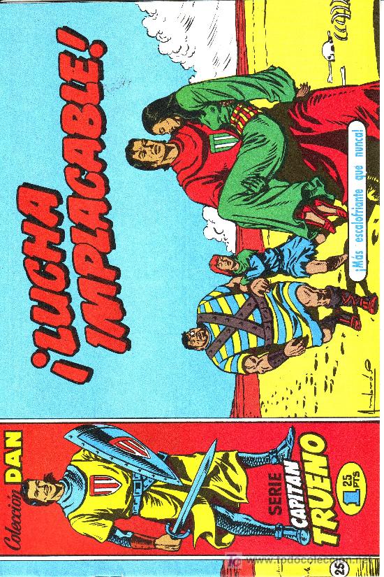 Tebeos: capitan trueno n&ordm; 25: lucha implacable (facs&iacute;mil) - Foto 1
