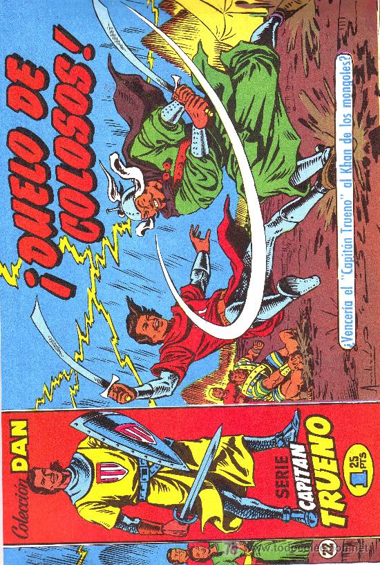 Tebeos: capitan trueno n&ordm; 22: duelo de colosos (facs&iacute;mil) - Foto 1