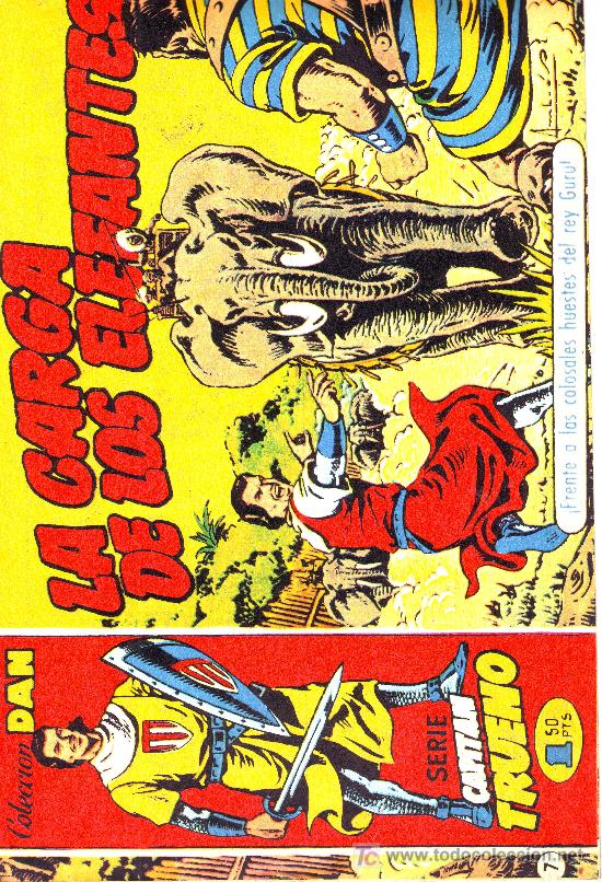 Tebeos: capitan trueno n&ordm; 7: la carga de los elefantes (facs&iacute;mil) - Foto 1