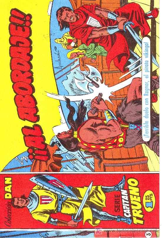 Tebeos: capitan trueno n&ordm; 3: al abordaje (facs&iacute;mil) - Foto 1