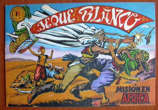 Tebeos: Jeque blanco, n&ordm; 1 - Edici&oacute;n fascimil - Foto 1