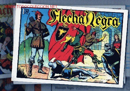 Tebeos: FLECHA NEGRA, colecci&oacute;n completa - Foto 1