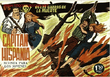Tebeos: CAPITAN HISPANIA &middot; EN LAS GARRAS DE LA MUERTE &middot; N&Uacute;M. 5 - Foto 1