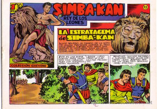 Tebeos: SIMBA-KAN - N&ordm; 15 - LA ESTRATAGEMA DE SIMBA-KAN - FACSIMIL - - Foto 1
