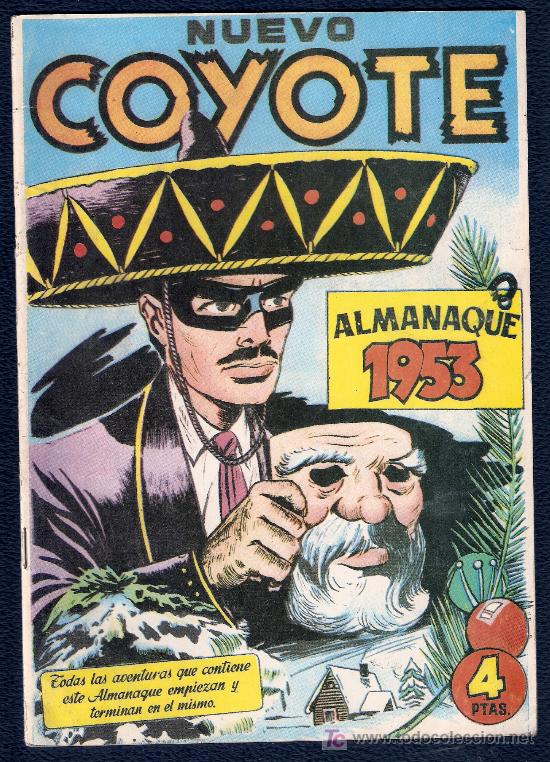 Tebeos: COYOTE ALMANAQUE 1953 - REEDICION - Foto 1